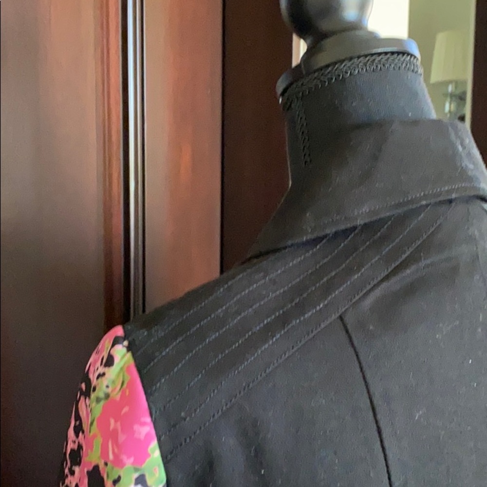 Moto style denim jacket - Picture 4 of 7